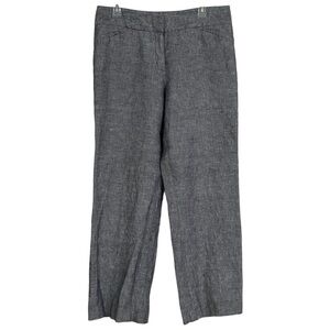 Rafaella Studio Petite Gray Linen Cotton Pants 10P Business Casual Career Dress